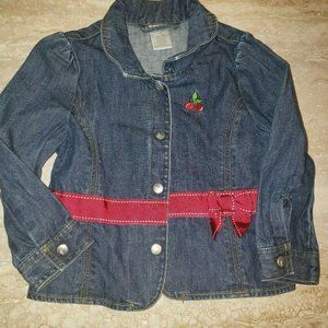 Gymboree Toddler Girls Long Sleeve Denim Jacket Wi